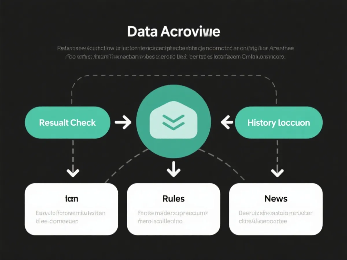 澳洲幸运5历史结果查询与历史归档流程示意图